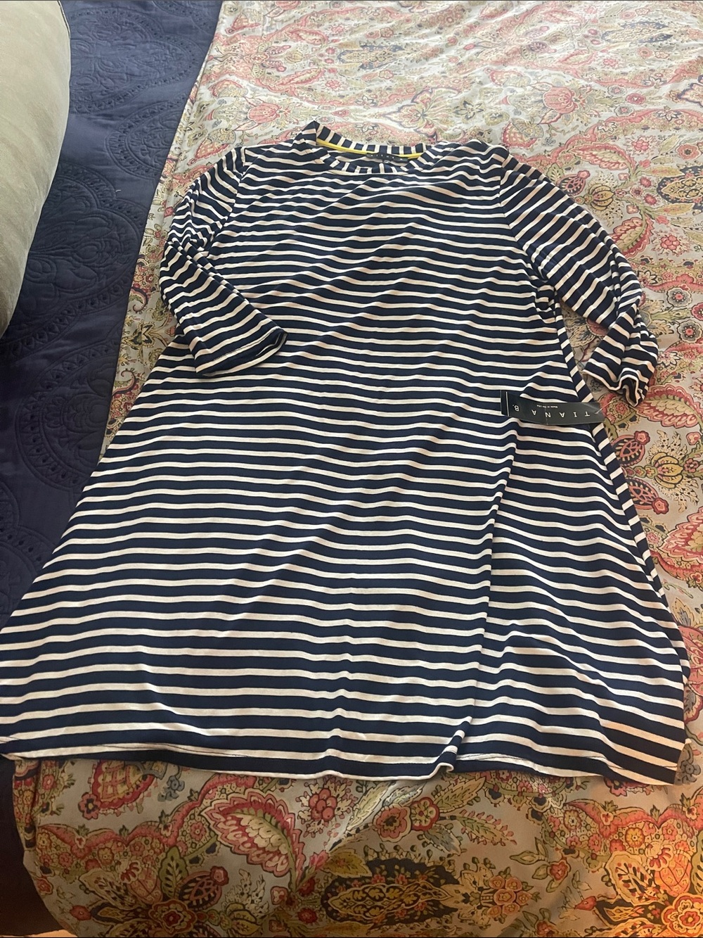 Striped Navy and White Women’s Dress